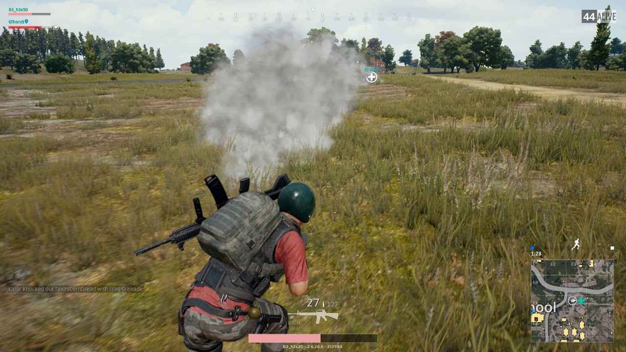 дымовая граната в Pubg