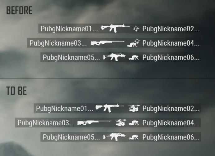 Обновленный киллфид в PUBG от разработчиков